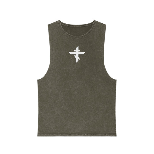 Eastern Cross/Chi-Rho Stonewash Tank Top