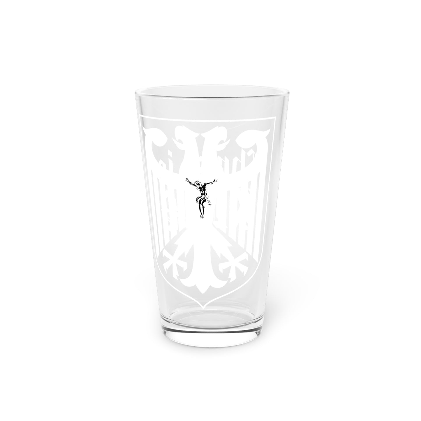 Christ Is King Pint Glass, 16oz