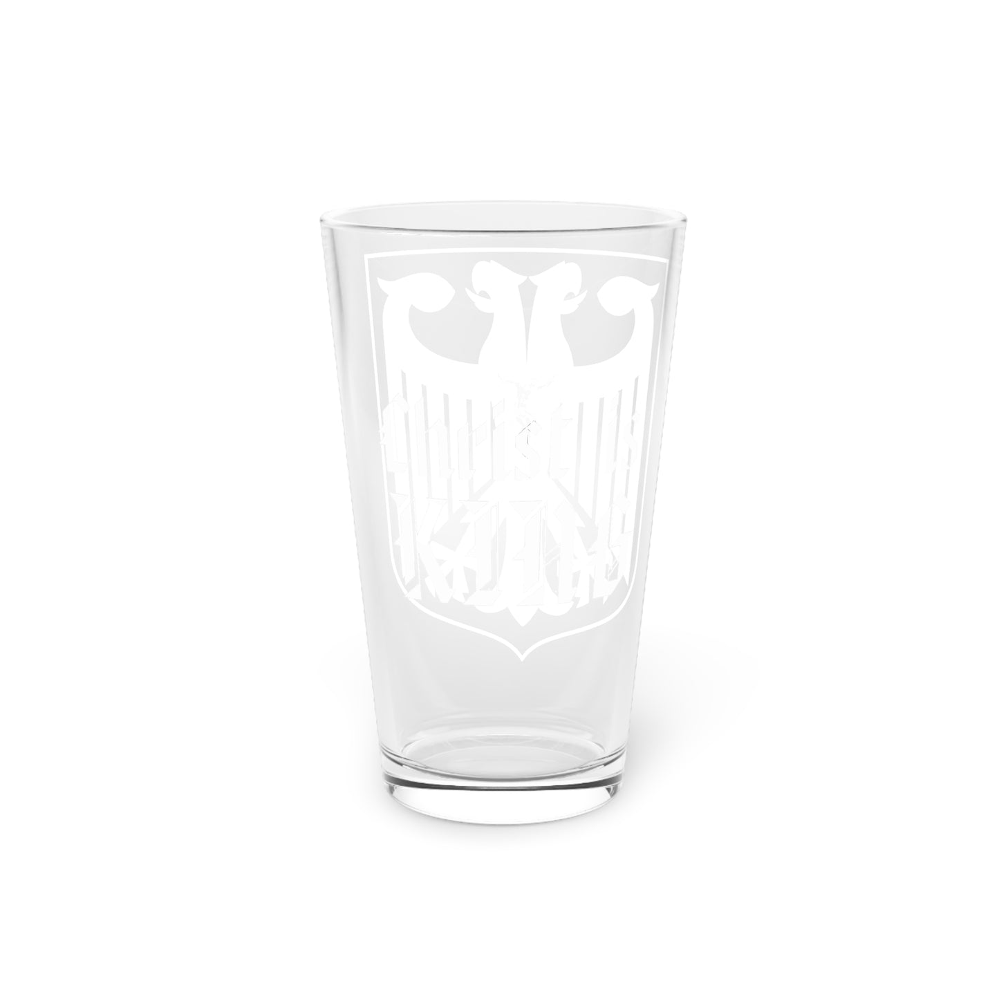 Christ Is King Pint Glass, 16oz