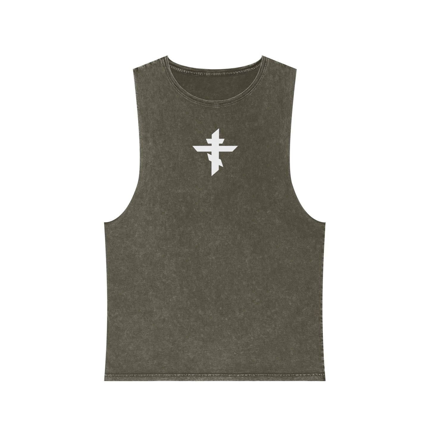 Eastern Cross/Chi-Rho Stonewash Tank Top
