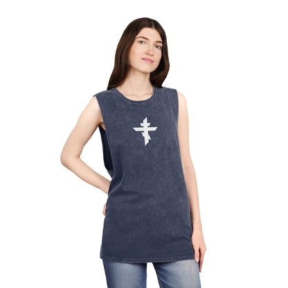 Eastern Cross/Chi-Rho Stonewash Tank Top