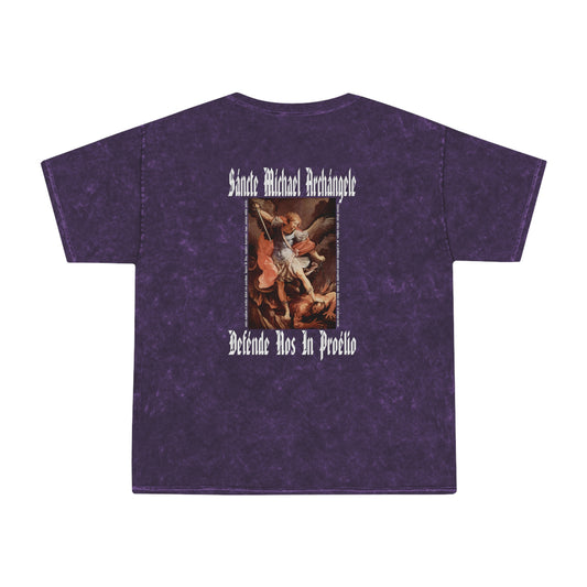 Saint Michael the Archangel Mineral Wash T-Shirt