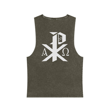 Eastern Cross/Chi-Rho Stonewash Tank Top