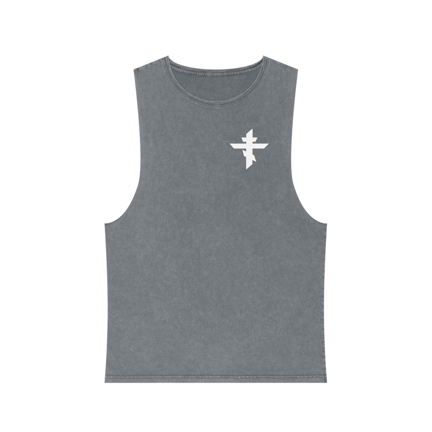 Eastern Cross/Chi-Rho Stonewash Tank Top