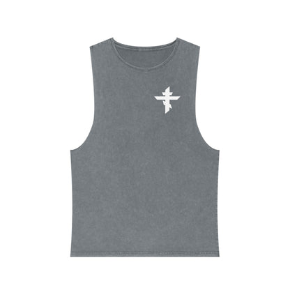 Eastern Cross/Chi-Rho Stonewash Tank Top