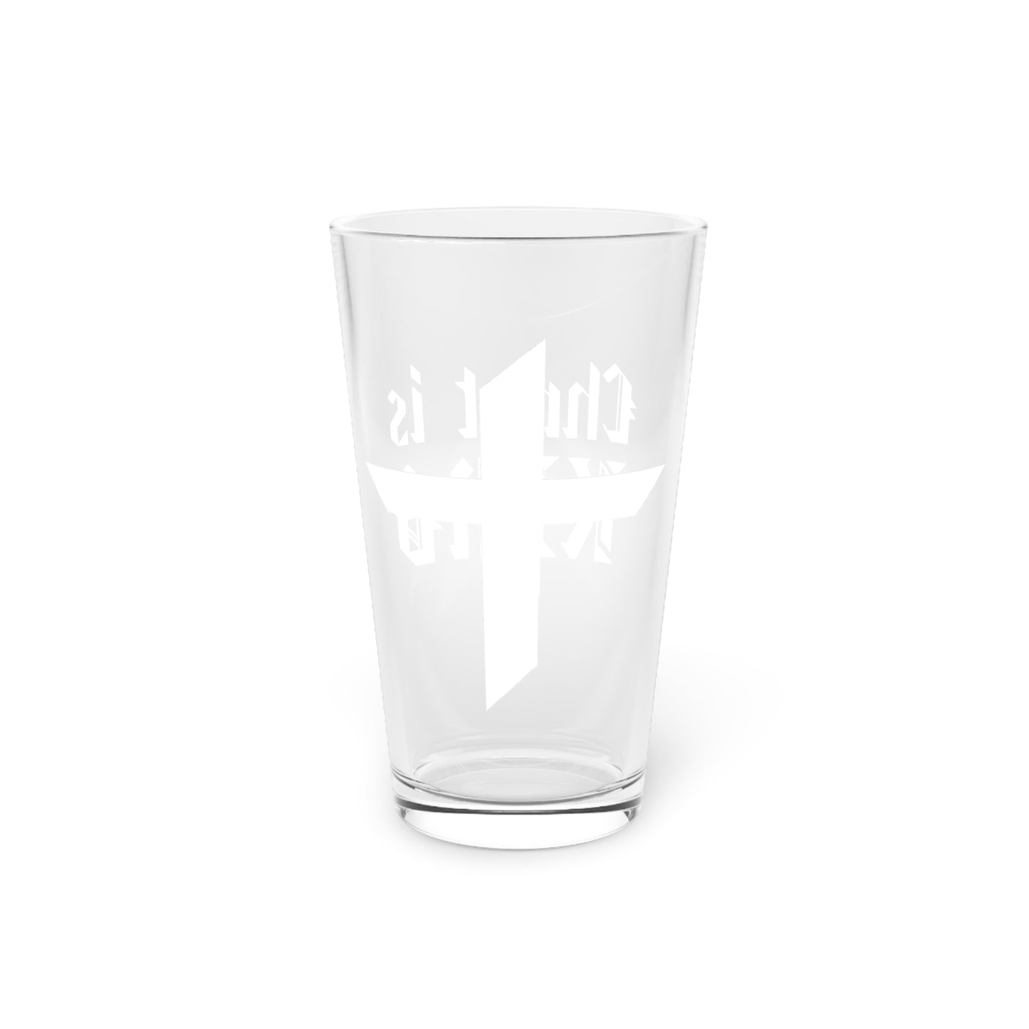 Christ Is King Pint Glass, 16oz