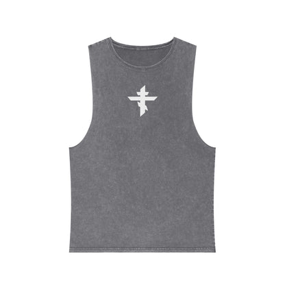 Eastern Cross/Chi-Rho Stonewash Tank Top