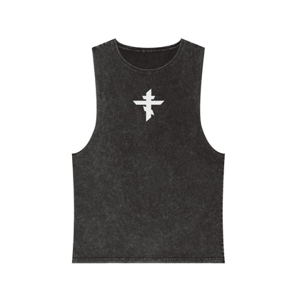 Eastern Cross/Chi-Rho Stonewash Tank Top