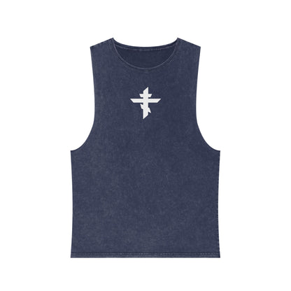 Eastern Cross/Chi-Rho Stonewash Tank Top