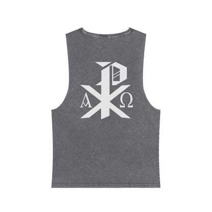 Eastern Cross/Chi-Rho Stonewash Tank Top