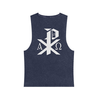 Eastern Cross/Chi-Rho Stonewash Tank Top