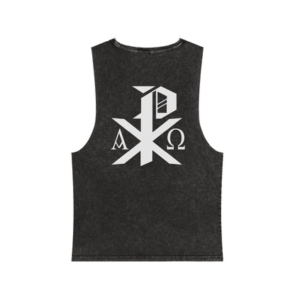 Eastern Cross/Chi-Rho Stonewash Tank Top