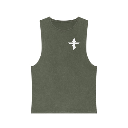 Eastern Cross/Chi-Rho Stonewash Tank Top