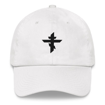 Eastern Cross Strapback Hat - White