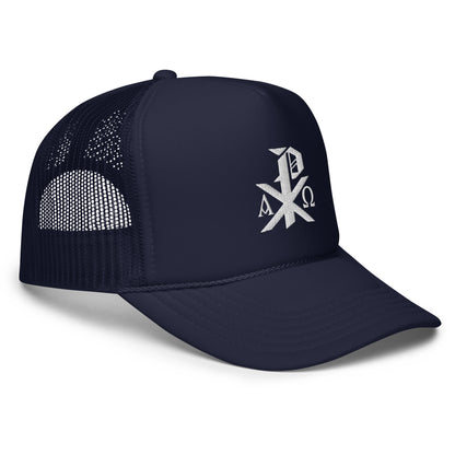 Chi-Rho Foam Trucker Hat