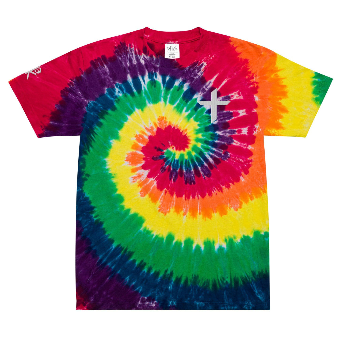 Cross Oversized Tie-Dye T-Shirt