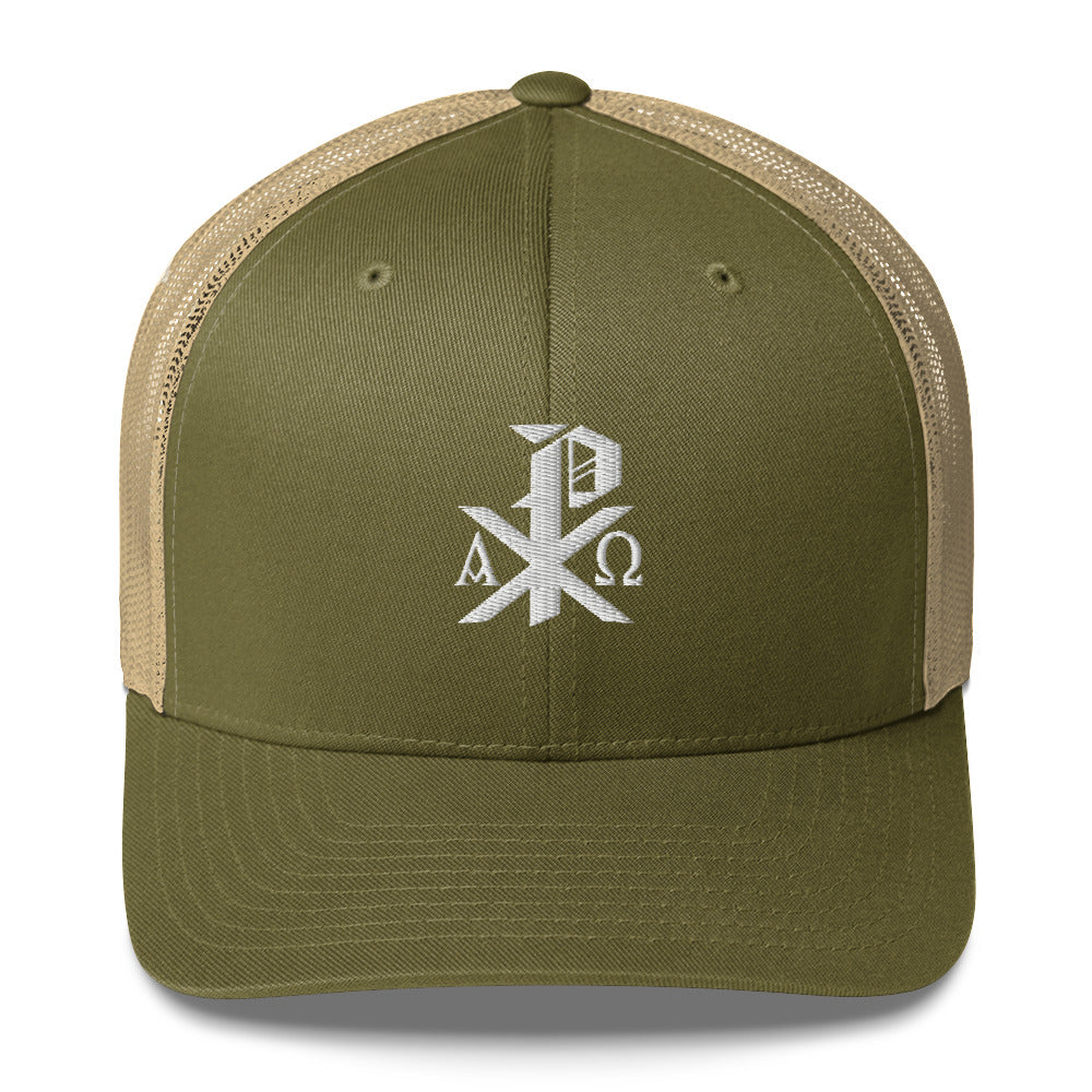 Chi-Rho Trucker Cap