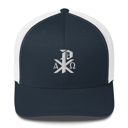 Chi-Rho Trucker Cap