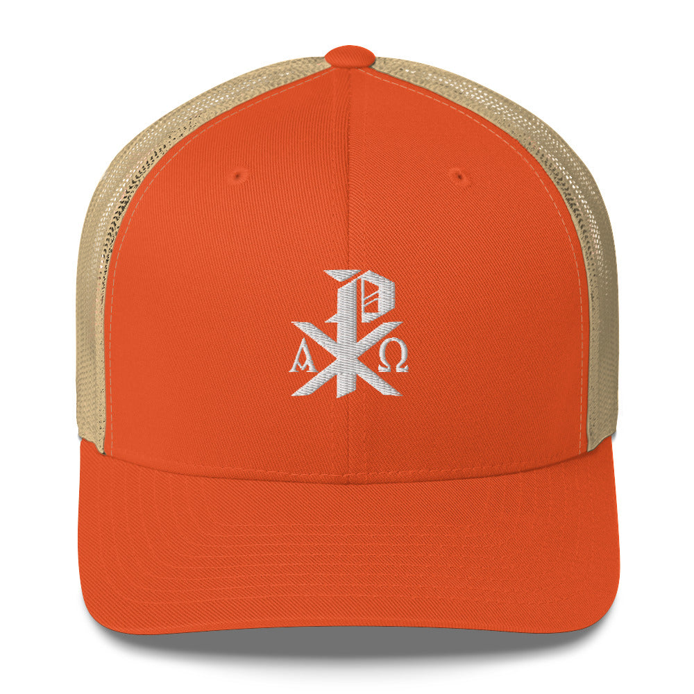 Chi-Rho Trucker Cap