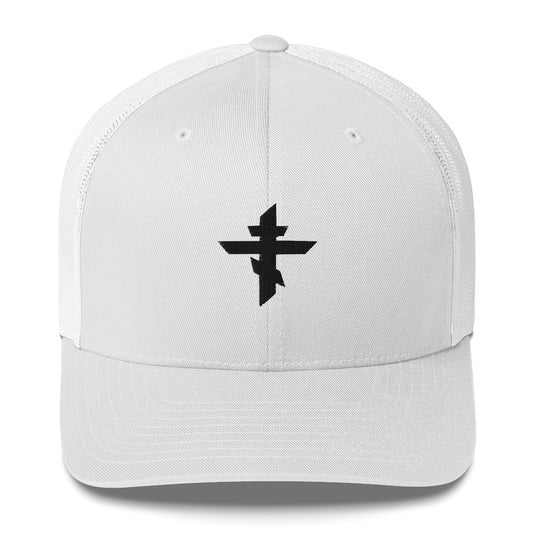 Eastern Cross Trucker Cap - White