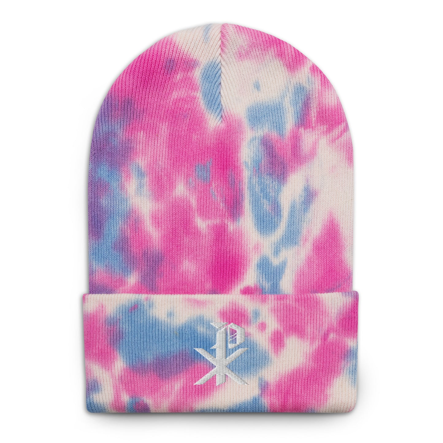 Chi-Rho Tie-Dye beanie