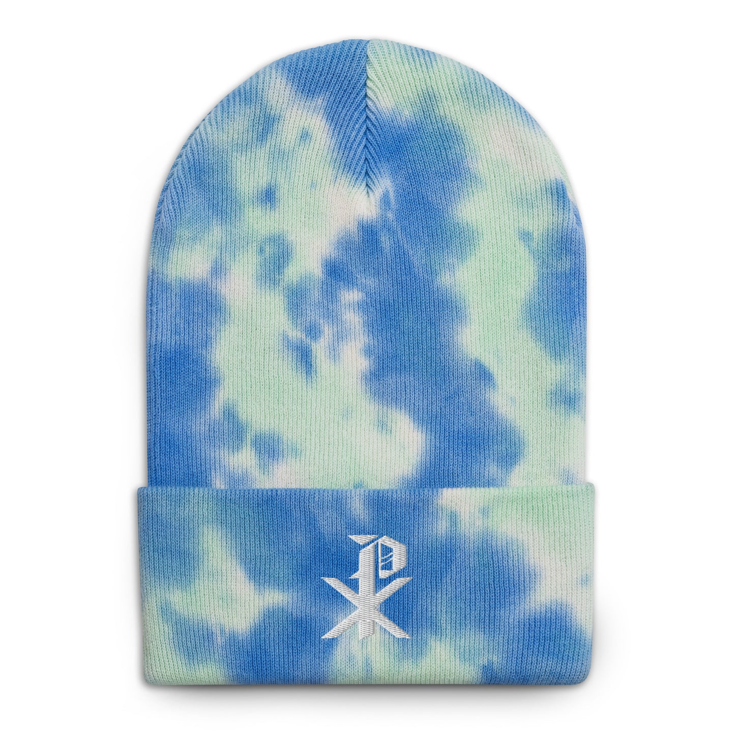 Chi-Rho Tie-Dye beanie